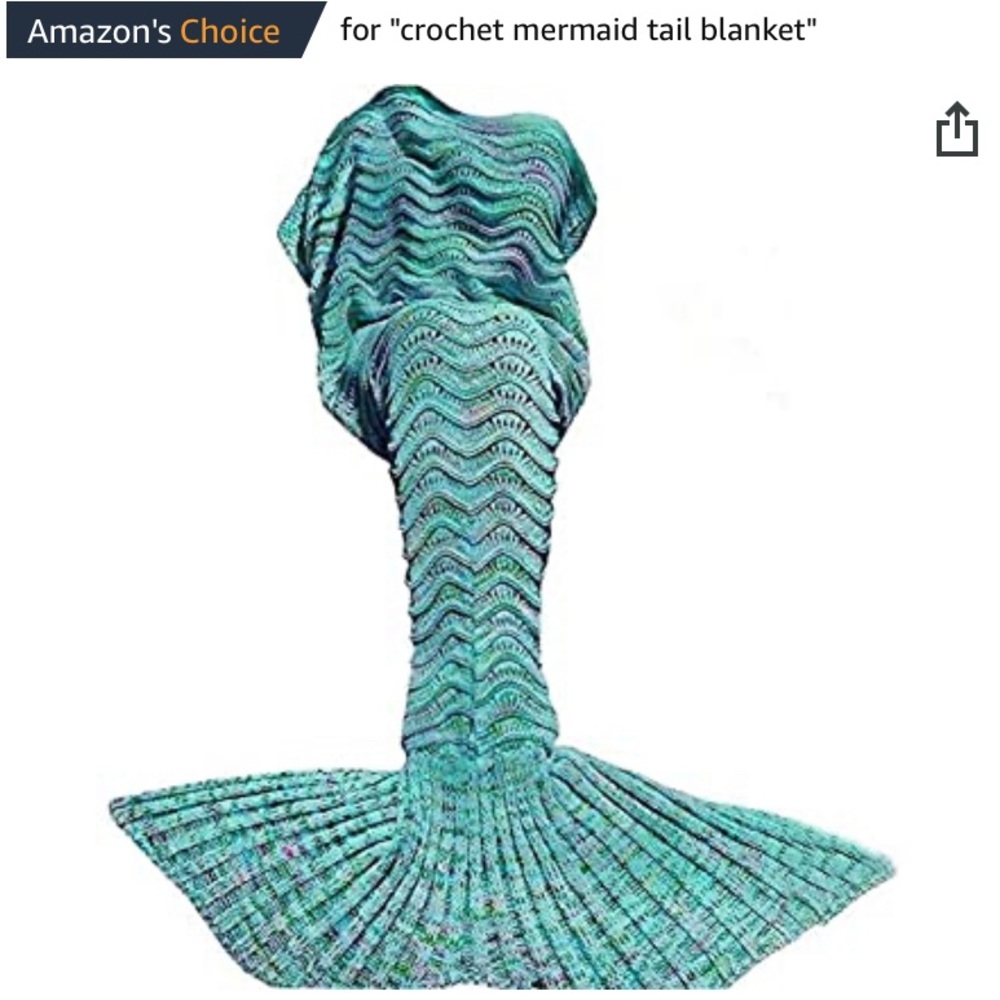 Mermaid Tail Blanket Crochet